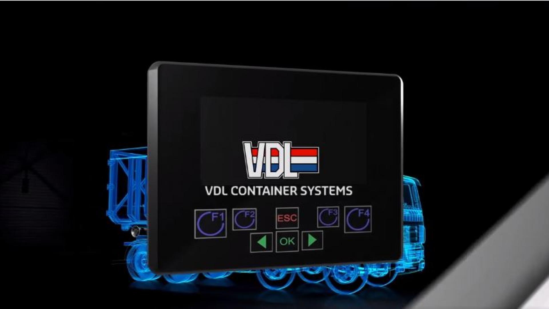 VDL toont haar nieuwe controller met display op de Bauma