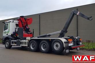 Waf liefert VDL-Hakenlift in Kombination mit Ladekran an Waremme Beton